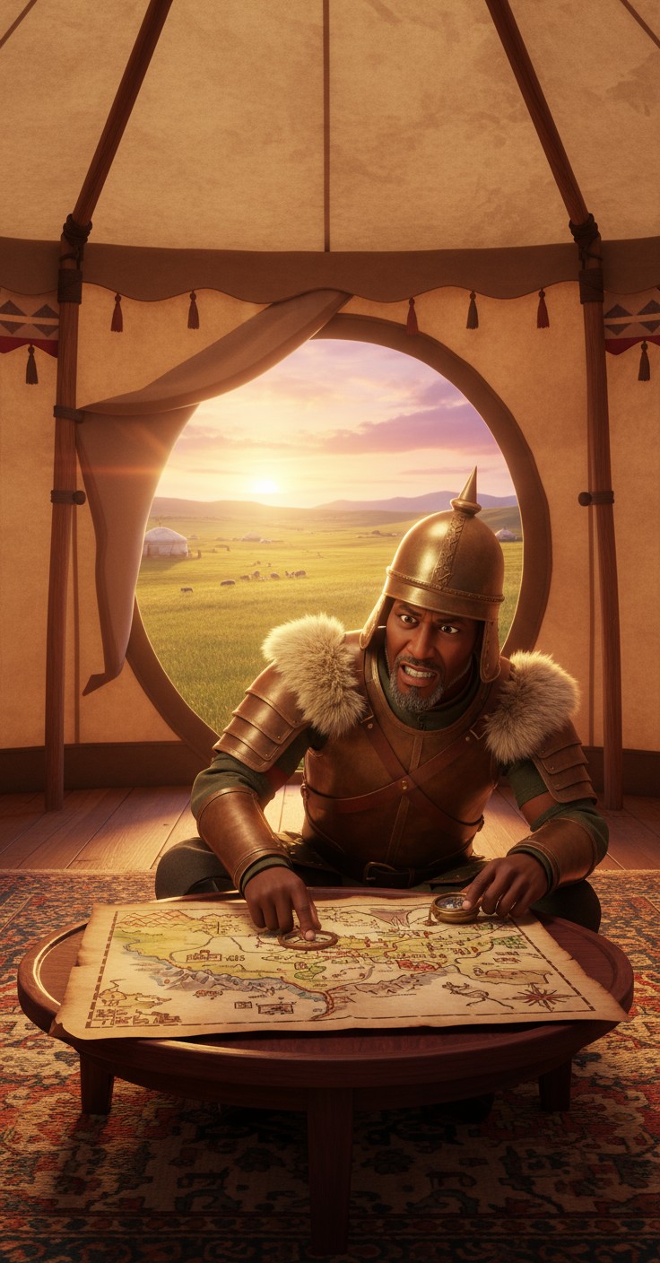 The Conqueror's Dawn: A Day with Genghis Khan