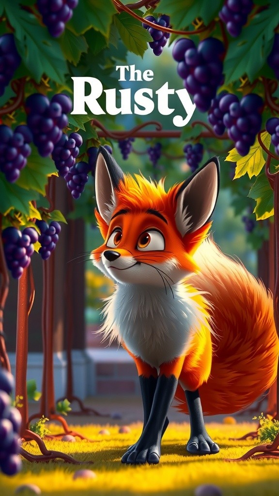 लोमड़ी और खट्टे अंगूर की कहानी