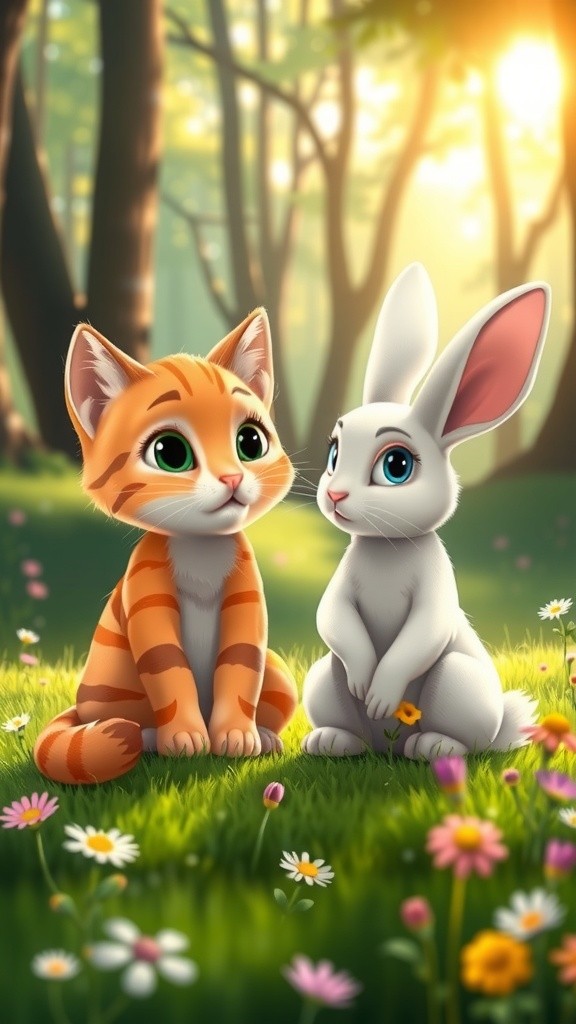 Billi aur Khargosh ki Dosti