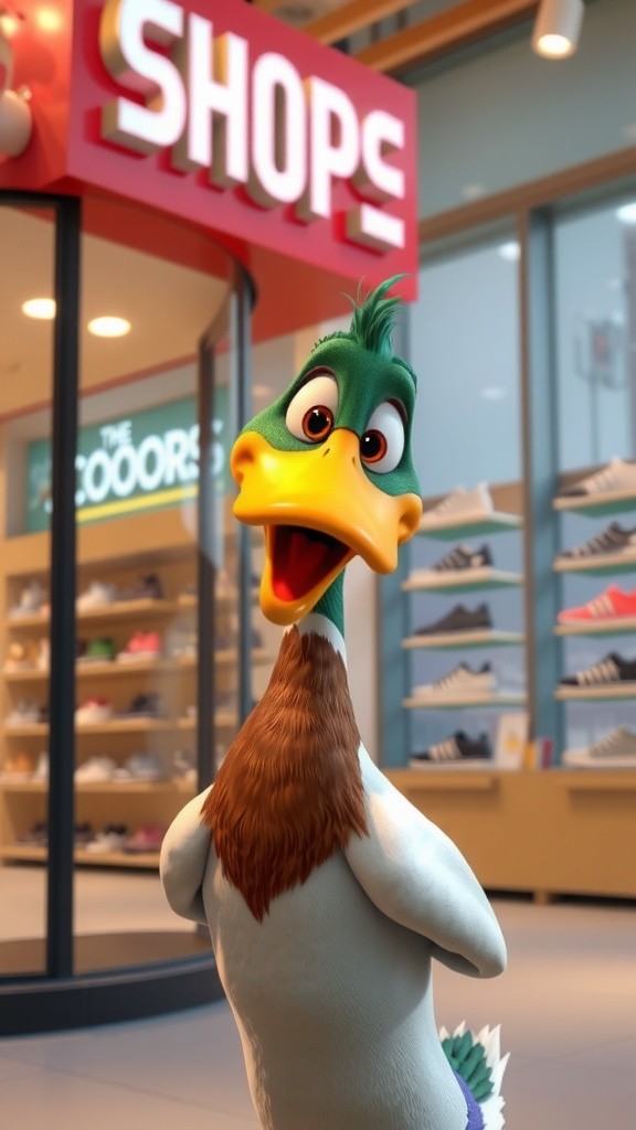 Bebek dan Toko Sepatu: Kisah Lucu