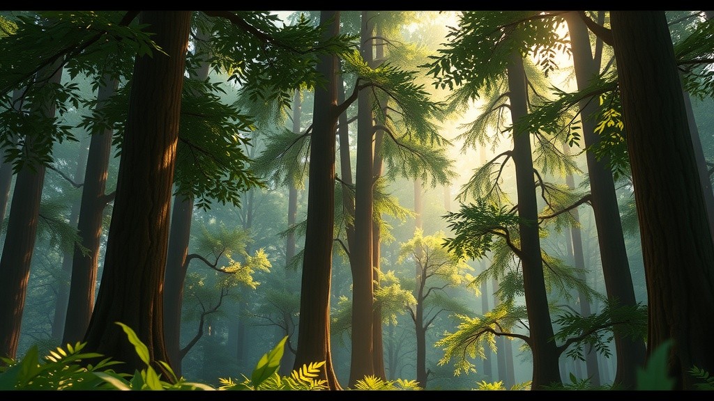 Nature's Symphony: Trees, Air, and Birds