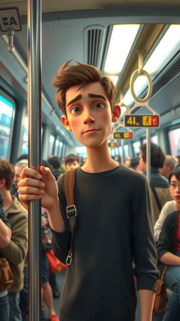 Bebek Penagih Utang di Kereta Komuter