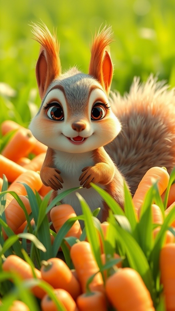 Benny the Bunny Shares His Carrots!