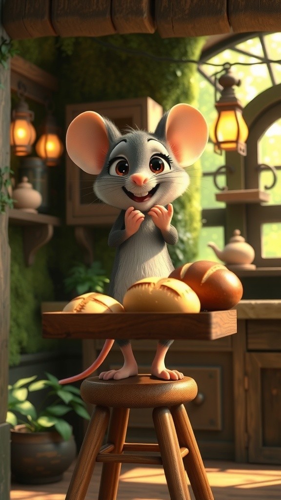 Kisah Tikus Penjual Roti di Hutan