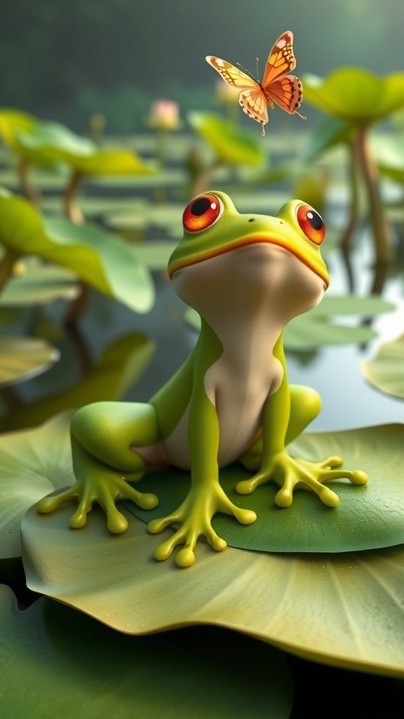 Cinta Katak dan Kupu-Kupu