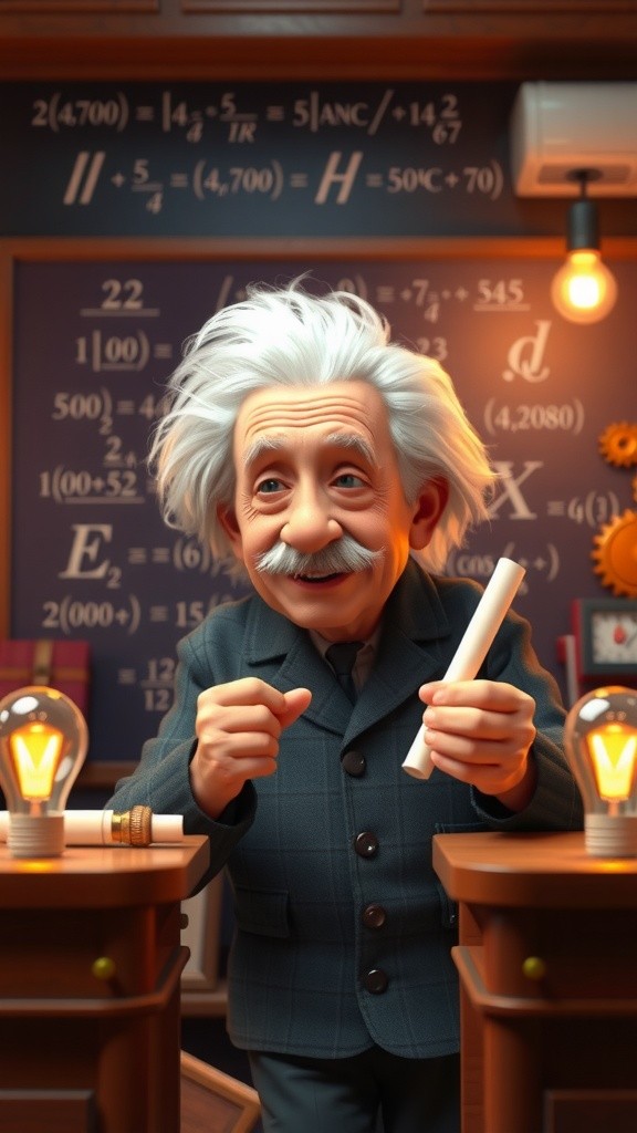 Einstein: The Genius with Crazy Hair!