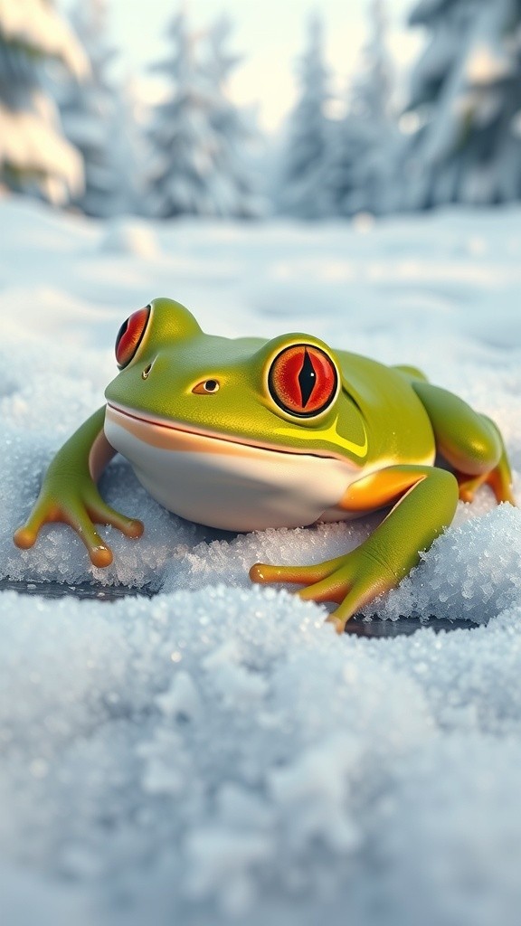 Frog's Incredible Winter Freeze: Nature's Cryogenic Miracle!