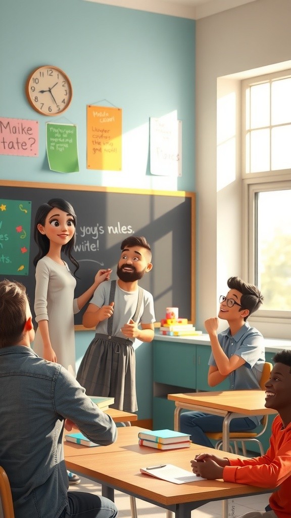 قوانين الصف الأساسية