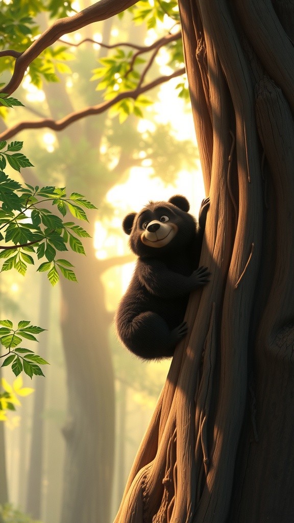 The Stuck Bear's Tree Adventure