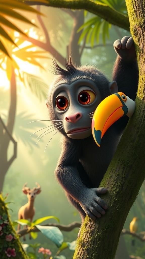 मोंटी की शरारत और जंगल का दोस्ती का पाठ