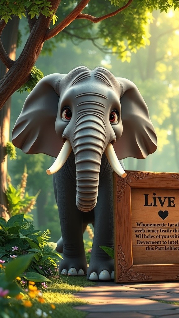 Gajah Kecil Menari di Lomba Tari Hutan!