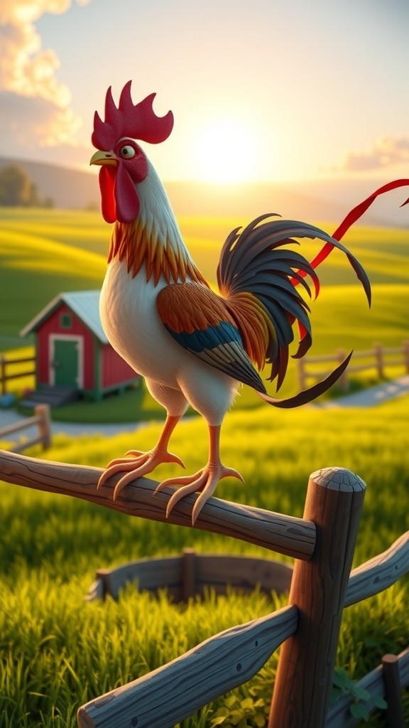 The Rooster's Heartbreak: A Tale of Friendship and Loss