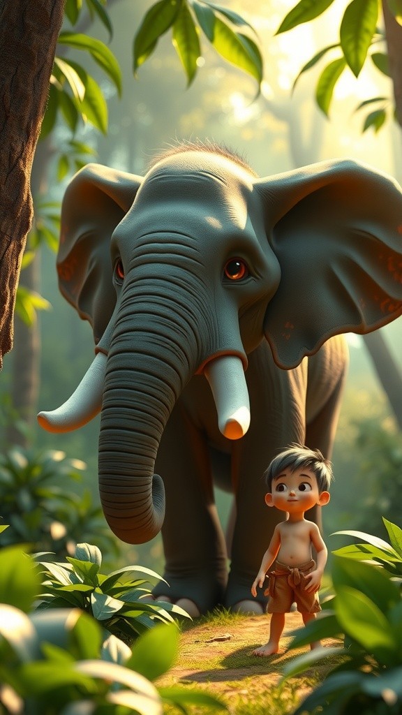 The Elephant and the Boy: A Tale of Kindness