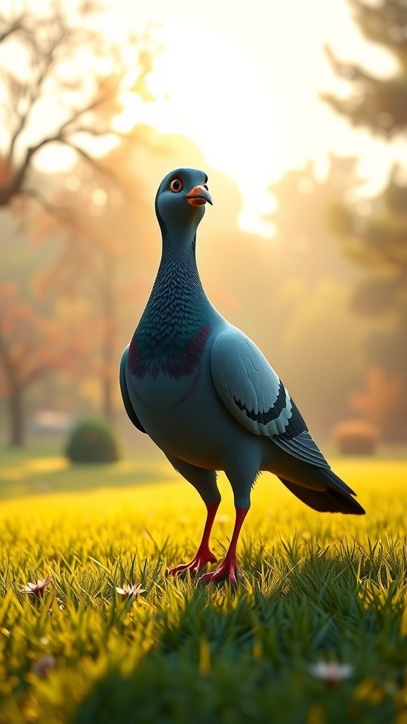 کبوتر اور آم کا درخت