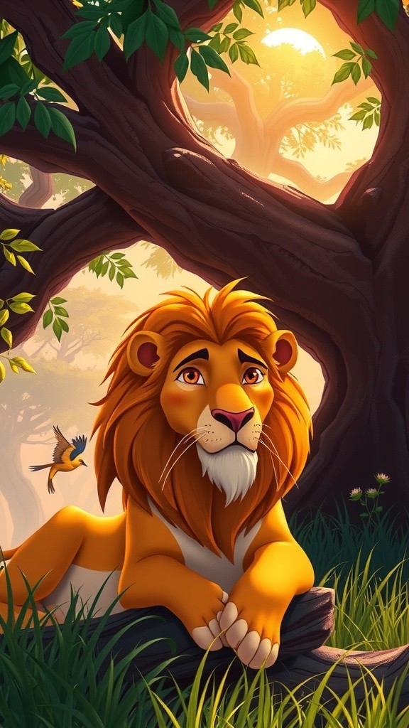 चीता और शेर की दोस्ती