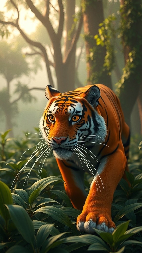 বাঘ ও হরিণের দৌড়