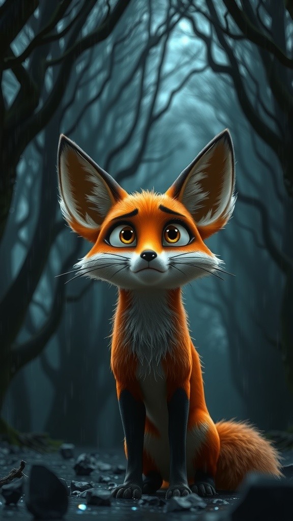 Filo's Stormy Adventure: Lost in the Forest