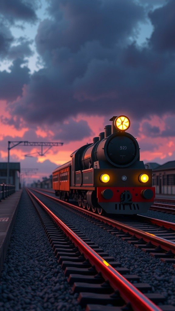 Help the Sad Train Find Its Lost Colors!