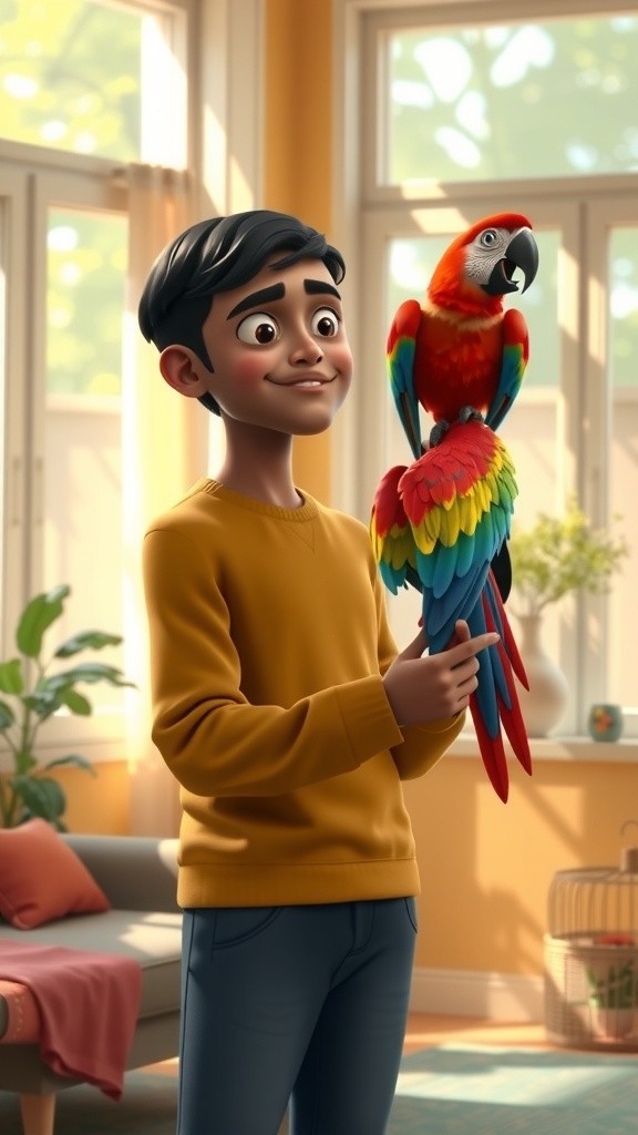 The Rude Parrot's Lesson