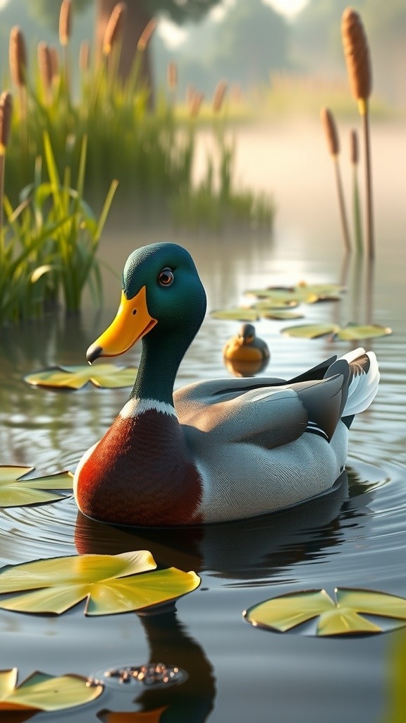 बड़ी बतख और किसान की दोस्ती