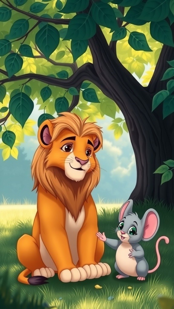 Singa dan Tikus: Kebaikan dalam Persahabatan