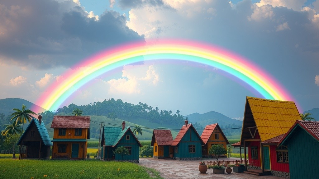 राजू और इंद्रधनुष का खजाना: एक जादुई यात्रा