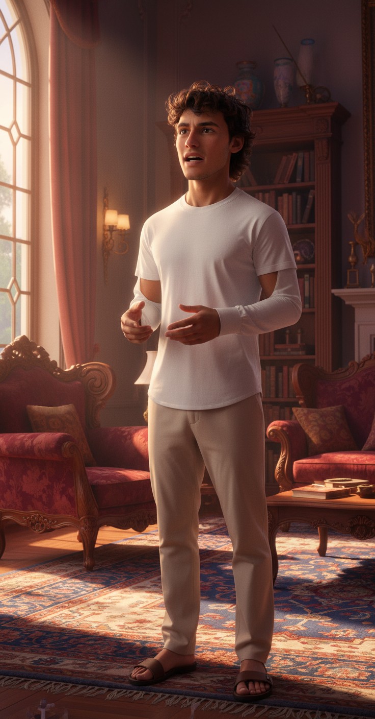 The Rich Young Man and the Beautiful Lady