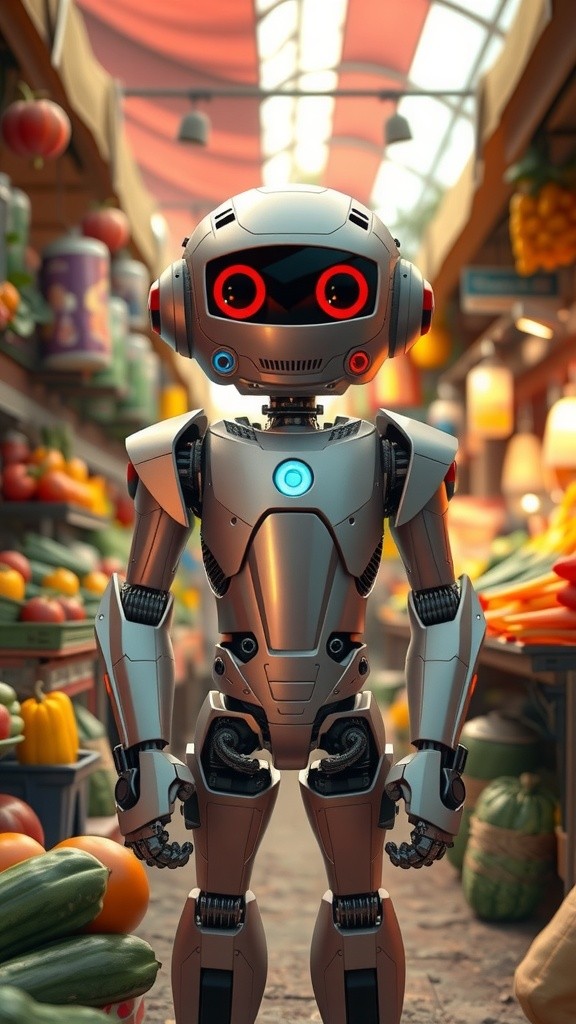 روبوٹ کی سبزی خریداری کا کمال!