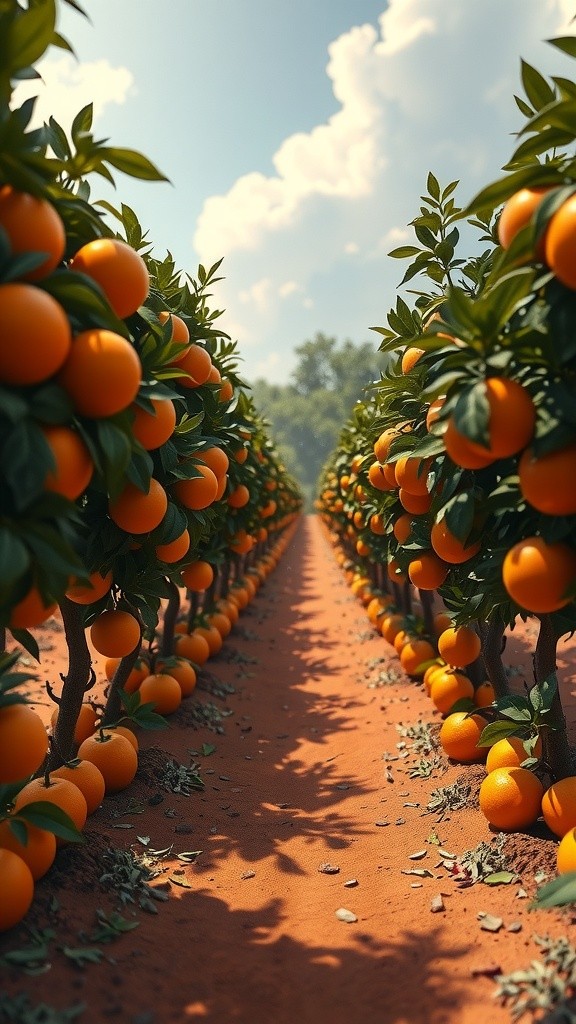 Beneath the Rain and Oranges: Amara's Struggle for Survival