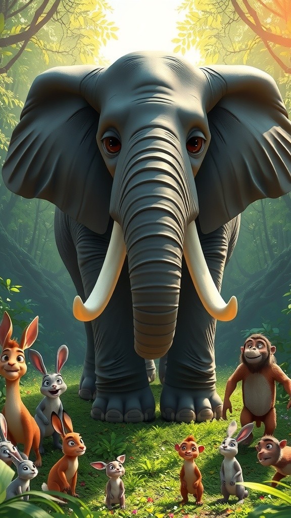 Gogo Si Gajah Takut Tikus