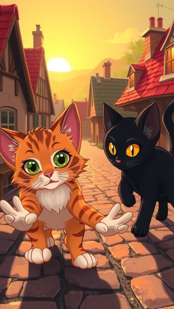 Whispers of the Forest: A Cat's Encounter