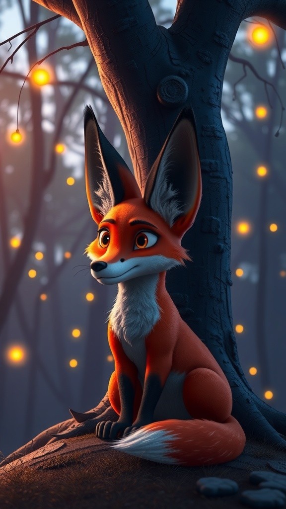 Finding Light in the Dark: A Fox's Journey