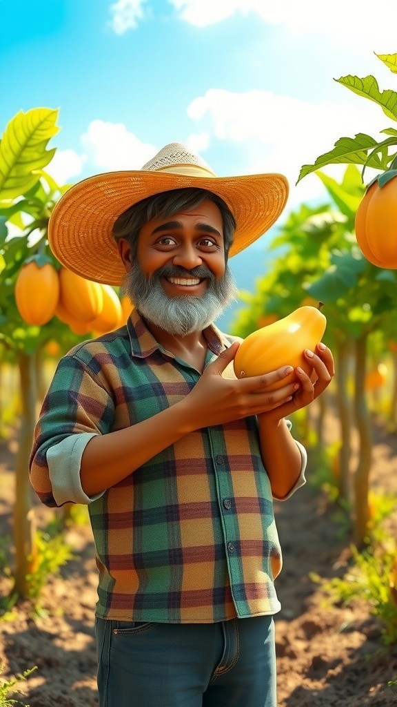 किसान और भेड़ियों का संघर्ष