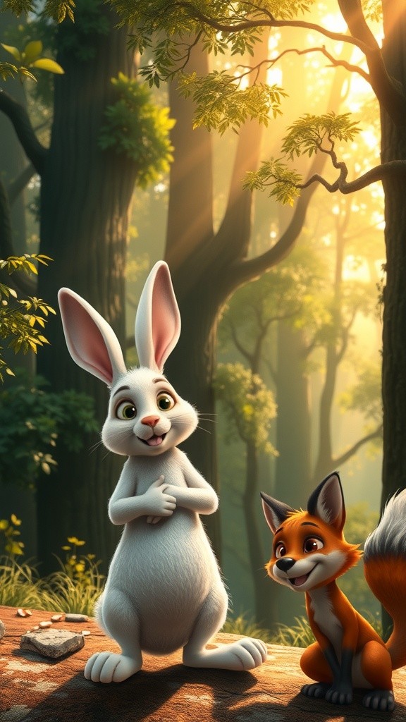 The Enchanted Adventure of the Rabbit and Fox
