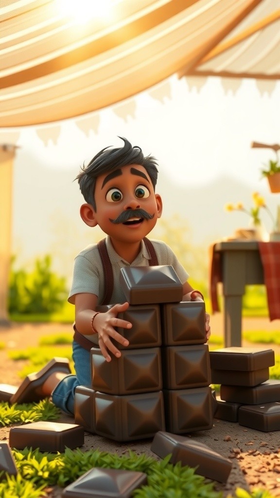 किसान की चॉकलेट घर और चींटियों की कहानी