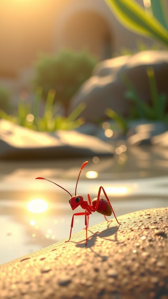 The Kindness of the Dove and the Ant's Gratitude