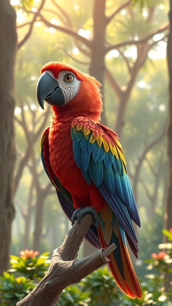 सोच-समझकर उड़ान: तोता और कबूतर की कहानी