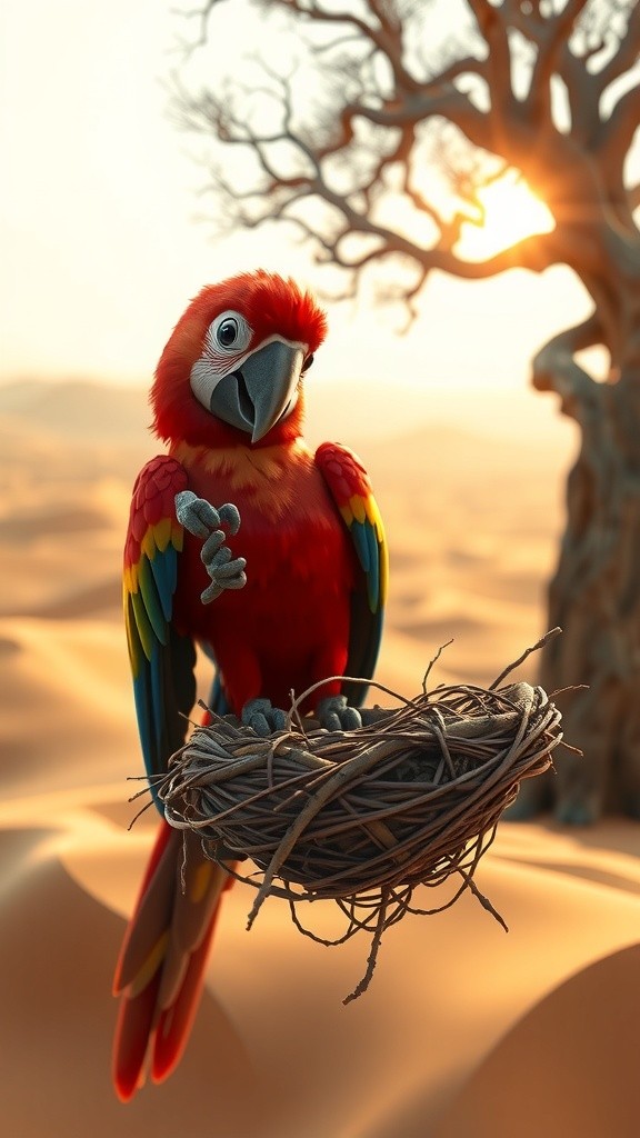 तोता और उसकी भयंकर लड़ाई: बच्चे की बचाने की कहानी