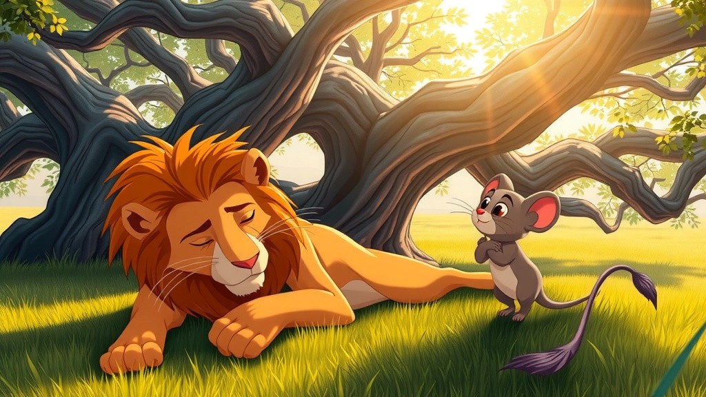 The Lion and the Mouse: A Tale of Friendship