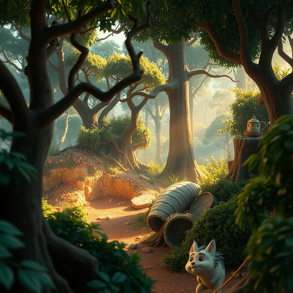 جنگل میں دوستی اور ایمانداری