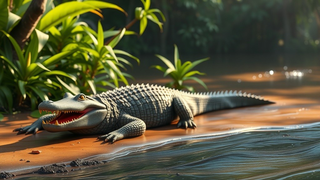 Curious Crocodile and Energetic Monkeys