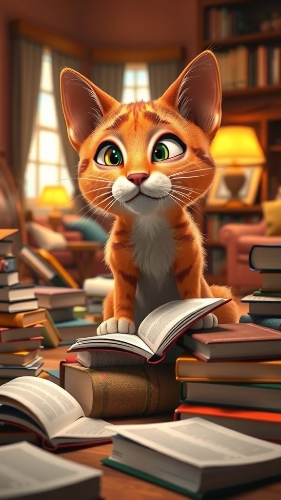 Kucing dan Kacamata Cerdas