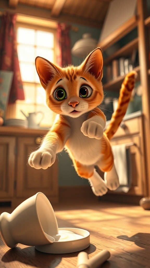 दूध पी रही बिल्ली