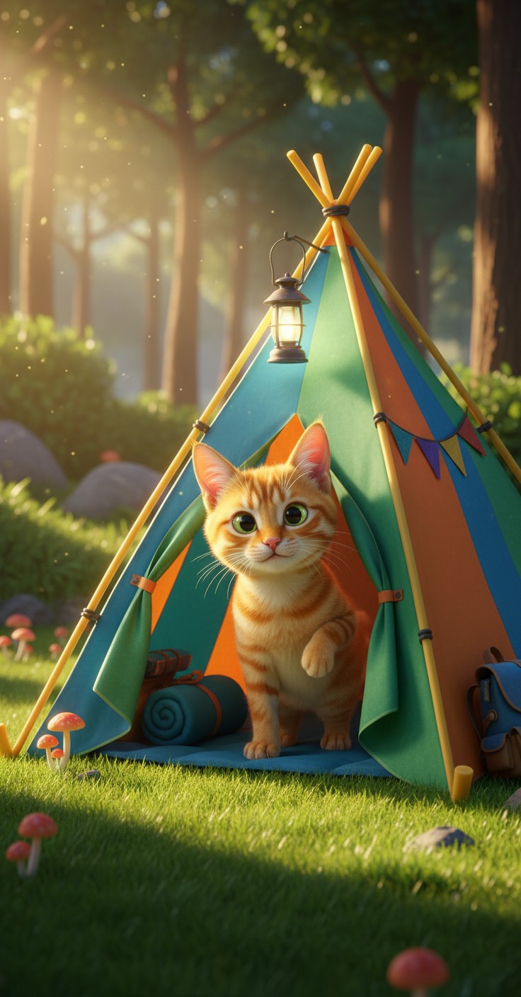 Cleo's Camping Adventure