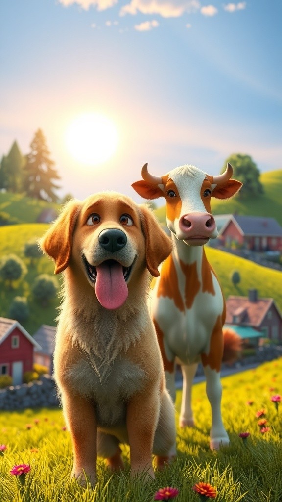 काउ और कुत्ता की कहानी