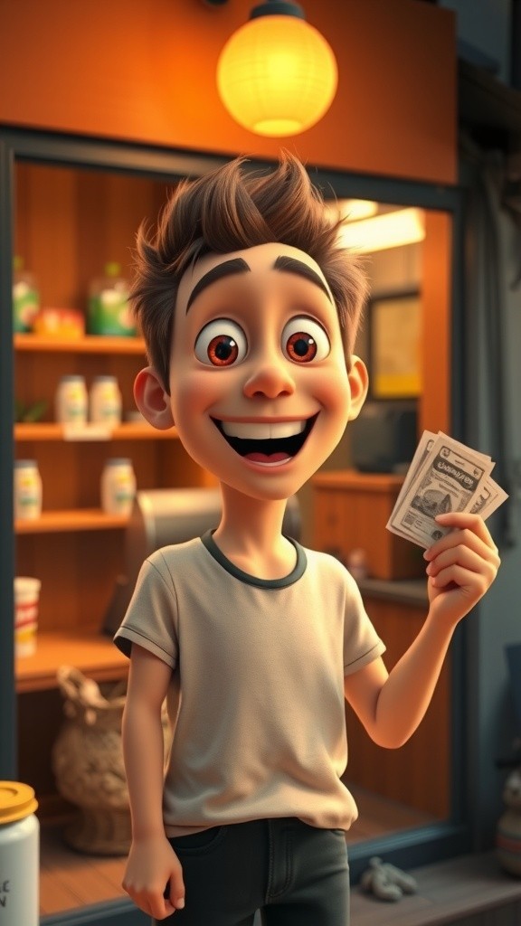 Gaya Sultan di Warung Permen