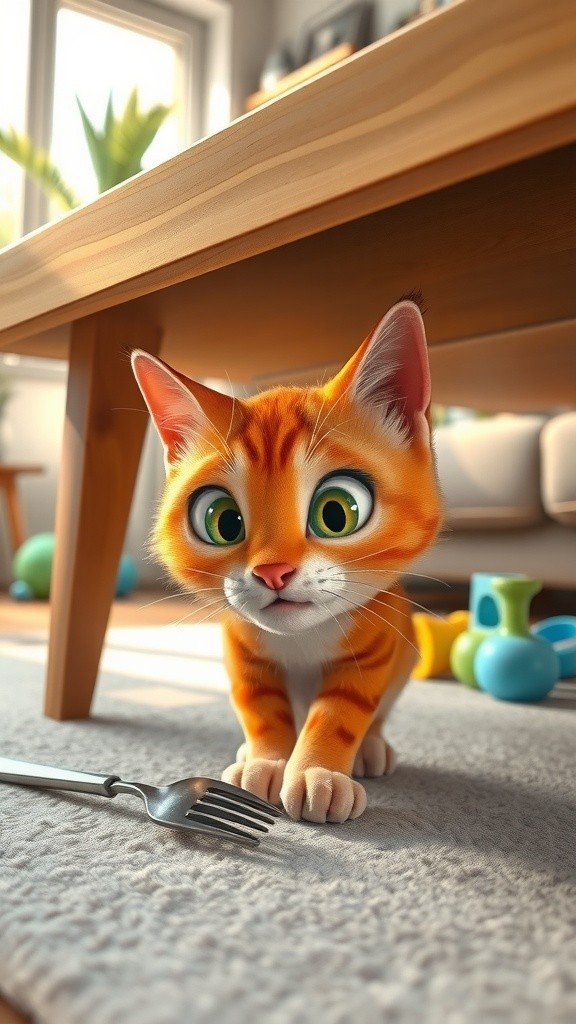 Ciko Si Kucing dan Ketakutannya pada Garpu