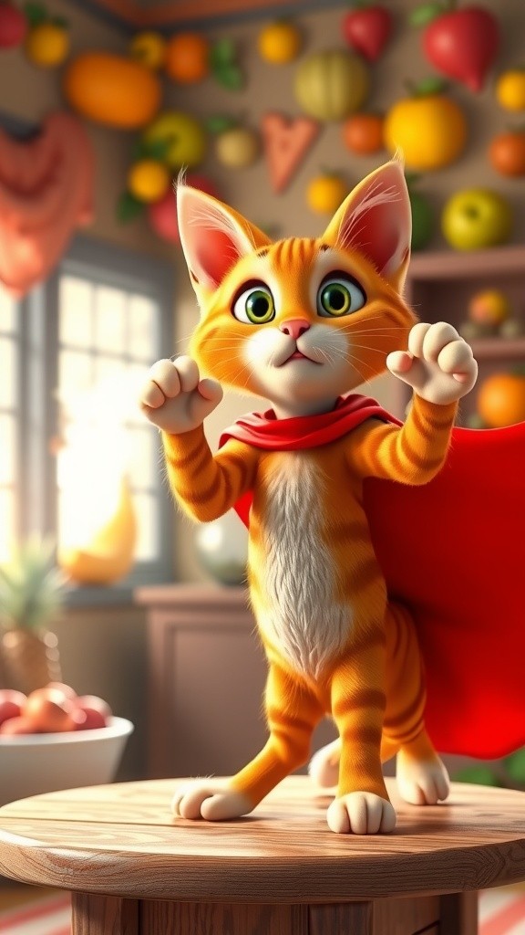 AI کی مدد سے میری بلی کا سپرہیرو بننا!