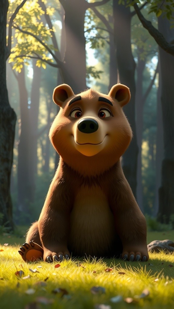 The Bear Who Learned to Be Brave