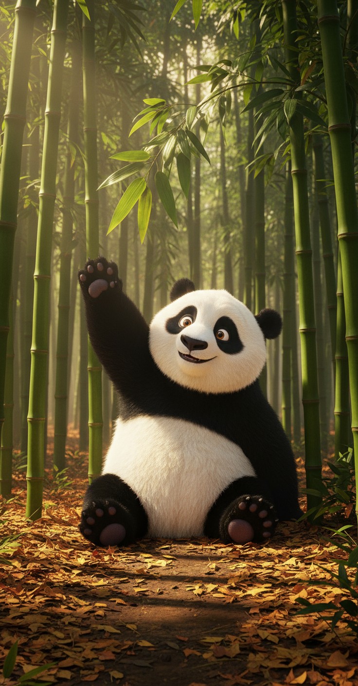 Bamboo Bliss! 🐼 Bao Bao's Adorable Jungle Journey!